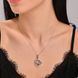 Серебряная подвеска с золотими вставками (1038п)